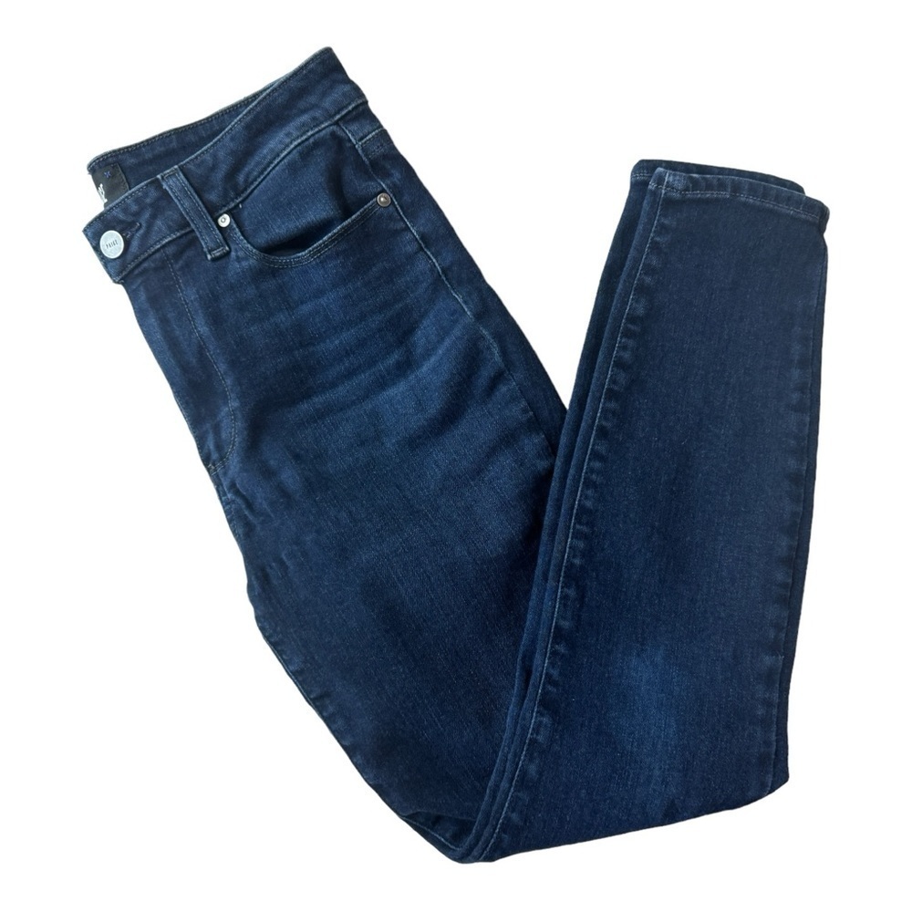 Paige Hoxton Ankle Telluride Dark Wash Blue Womens Size 28 Denim Mid Rise
